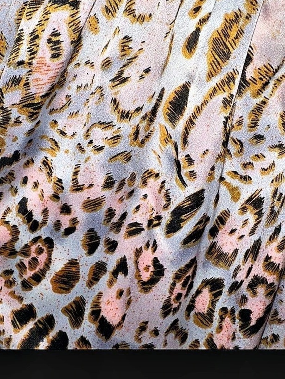 TCEC Animal Print Midi Dress Size Medium Like New - Picture 3 of 4